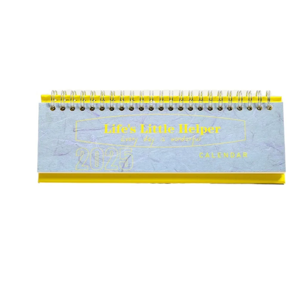 Vintage-Inspired Colorful Desk Calendar & Weekly Agenda Planner Set