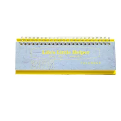 Vintage - Inspired Colorful Desk Calendar & Weekly Agenda Planner Set (Blue)