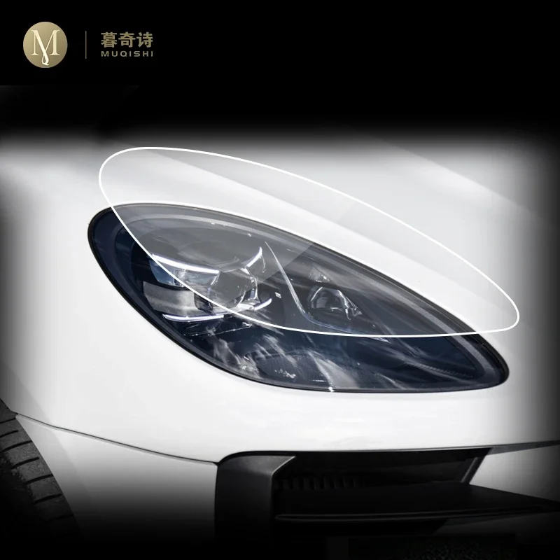 

For Porsche Macan 2018-2022 Car Exterior Headlight Anti-scratch TPU Protective film Anti-scratch Repair film Accessories Refit