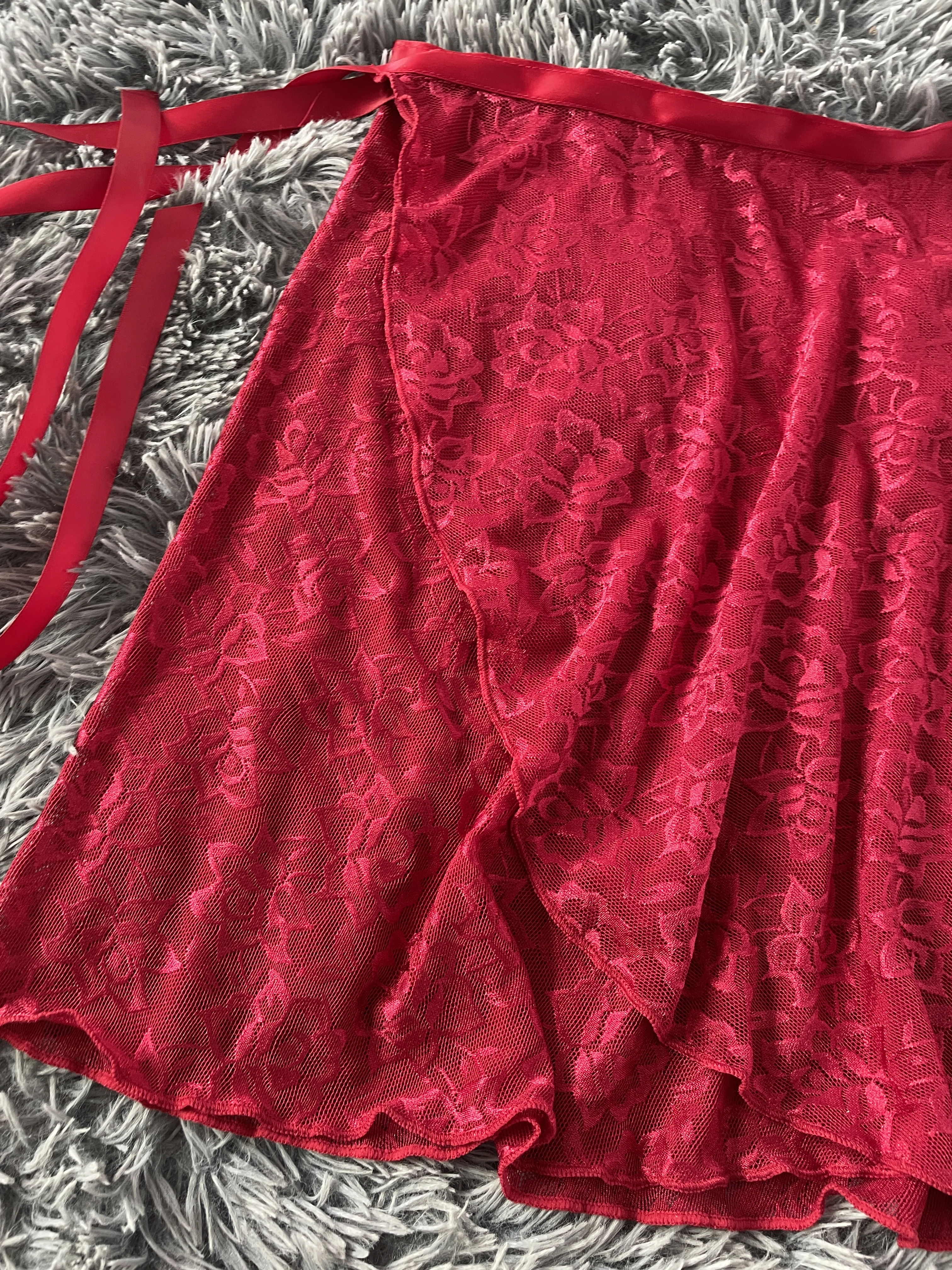 Ballett-Tanz-Übungskostüm, kurzer Rock, einteiliges Kleid, halblanger Spitzenrock für Damen und Erwachsene, Gymnastik-Outfit – Detail 8