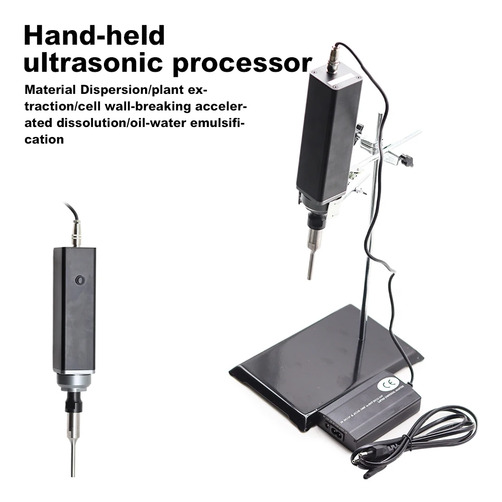 NEW Handheld Ultrasonic Homogenizer mixer cell disruptor cell sonicator 150W 100uL～100mL