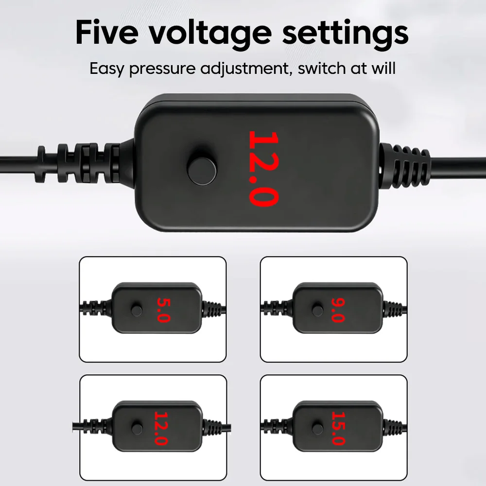 USB C-DC 전원 부스트 케이블 타입 C-DC 고속 충전 5V-12V 부스트 컨버터 케이블 어댑터 (무선 공유기, TV 박스용)