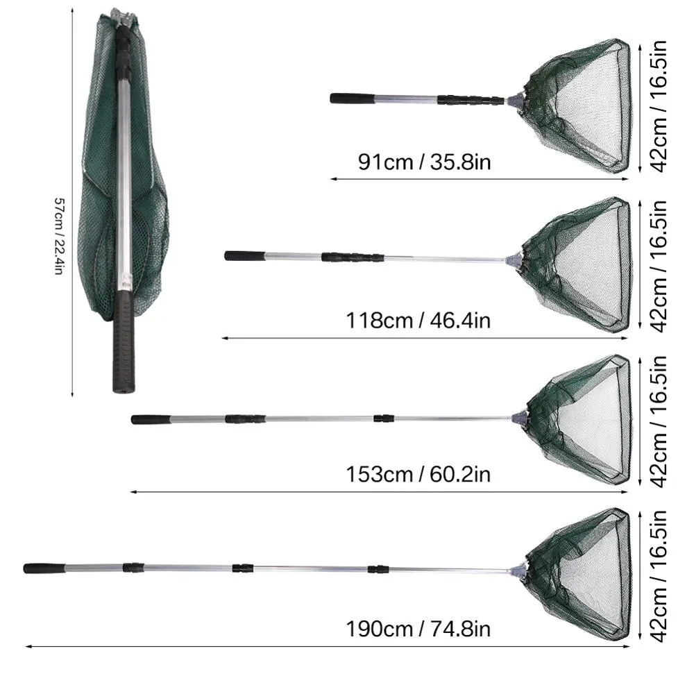 Telescopic Folding Fishing Net 2