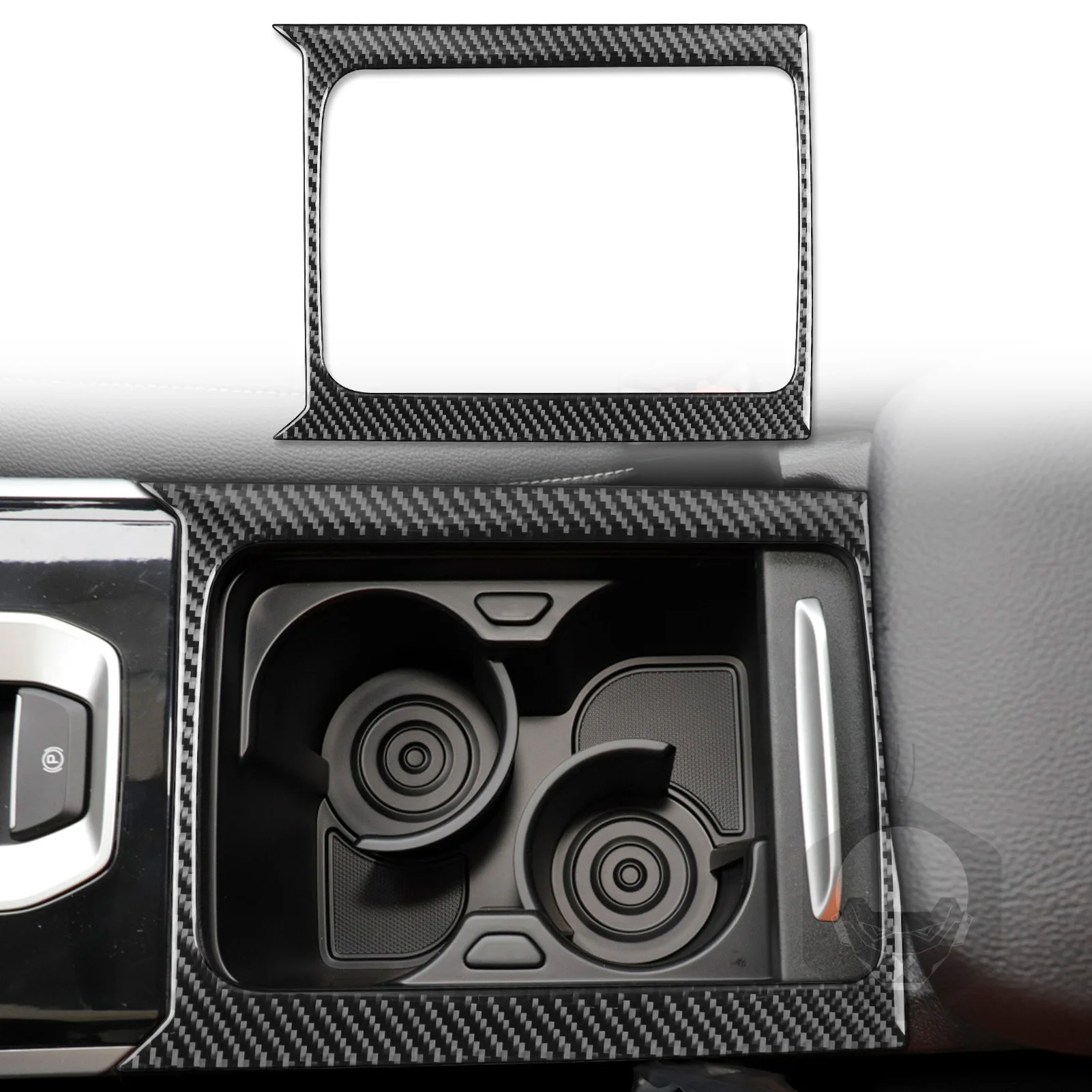 

Оригинальное углеродное волокно для KIA K3 2019-2021, автомобильный передний держатель для чашки воды, наклейка для отделки, Стайлинг автомобиля