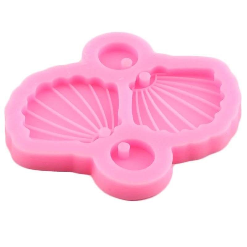 Silicone Mold Shell Silicone Resin Mold Earring Resin Molds Keychain Crafts Epoxy Baking Molds Jewerly Making Chocolate Candy