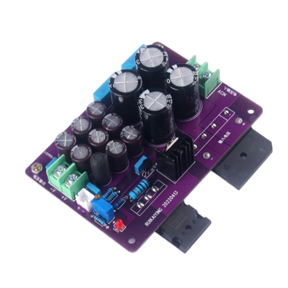 DC Regulated Linear Power Supply Board A1943 High Current Low Noise Low Internal Resistance Voltage Adjustable Power Supply