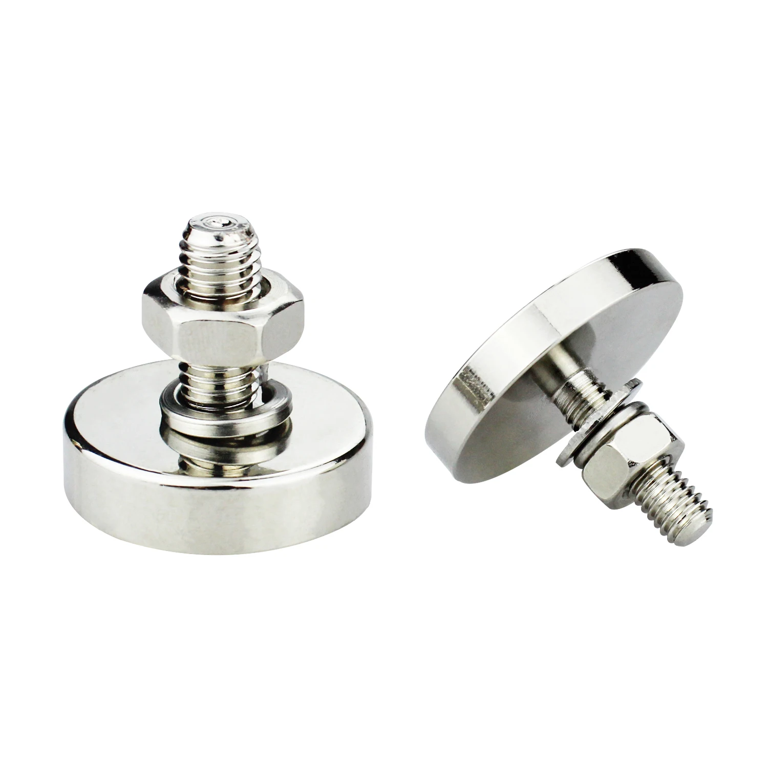 High-Strength Rare Earth NdFeB Magnet with External Thread for Secure Fixing and Salvage
