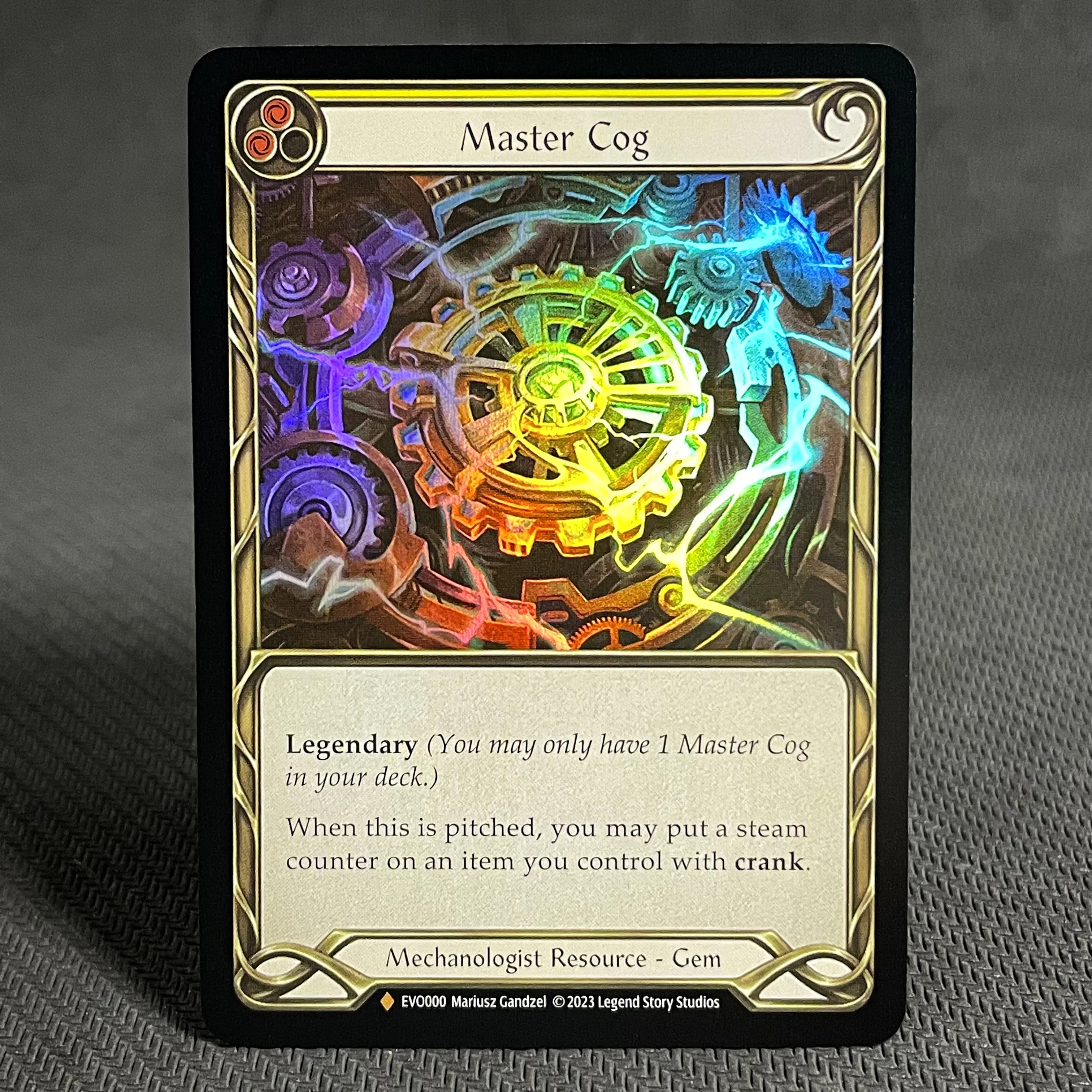 PROXY Flesh and Blood Card Master Cog Flick Knives Riches of