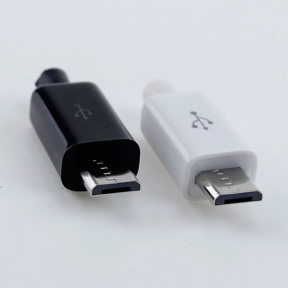 

1PCS Micro Plug data interface Micro USB Male 5Pin DIY Weldable plug Plastic Shell