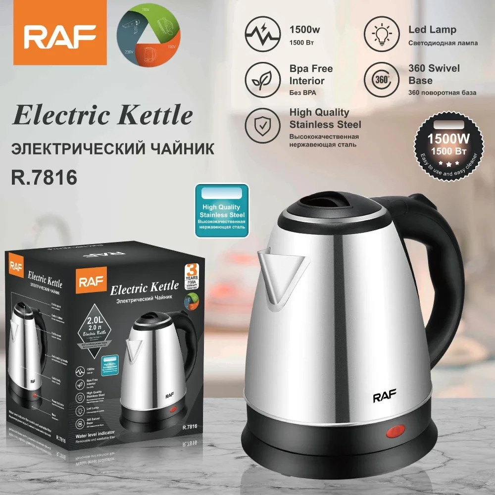 Electric Kettle, 1 L Double Wall Food Grade Stainless Steel Interior Water  Boiler, Coffee Pot & Tea Kettle - AliExpress