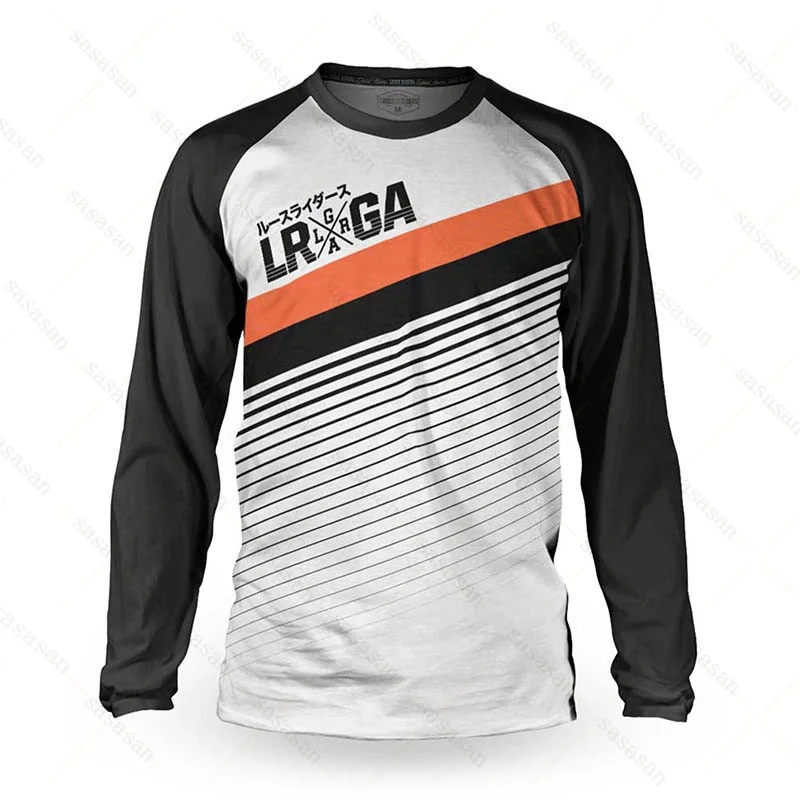thumbnail image 1 of Maillot de manga larga Loose Rider, camiseta de enduro todoterreno, maillot de ciclismo de montaña BMX DH, ropa transpirable para ciclismo de montaña, 1 of 4