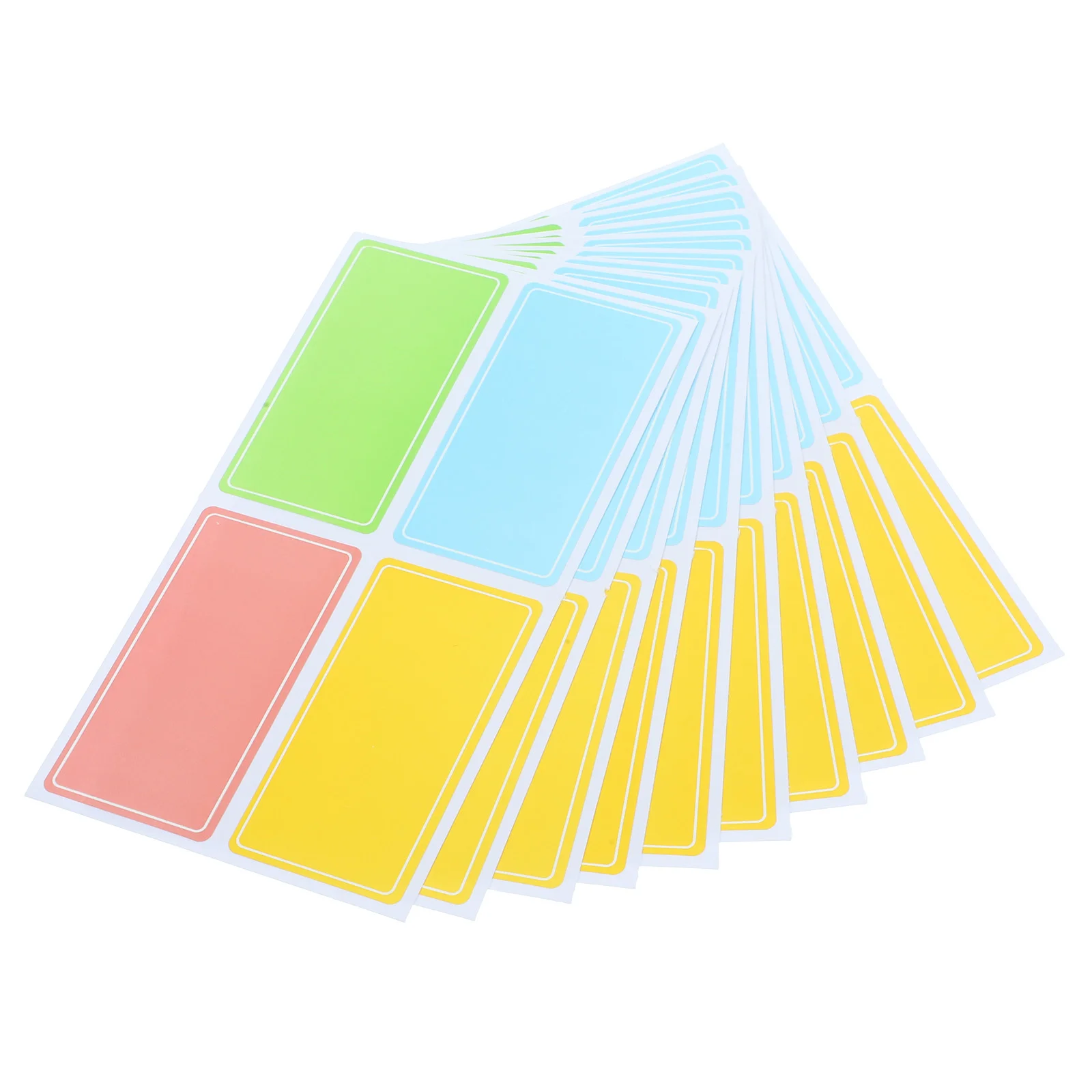 

120 Pcs Color Stickers Adhesive Labels Colored Tabs Ordinary Self-adhesive Colorful Letter Scrapbooking Waterproof