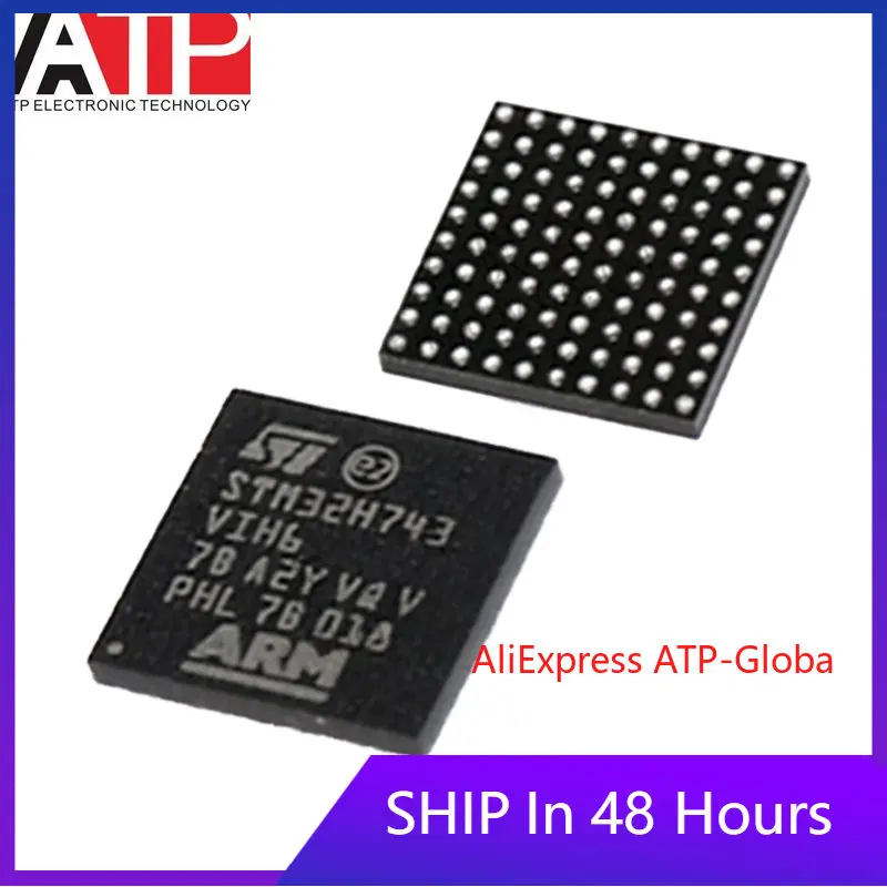 

Микроконтроллер STM32H743VIH6 TFBGA-100 STM32H743, чип микроконтроллера, интегральная схема, оригинальный бренд, новинка, фотоэлемент, 1-10 шт.