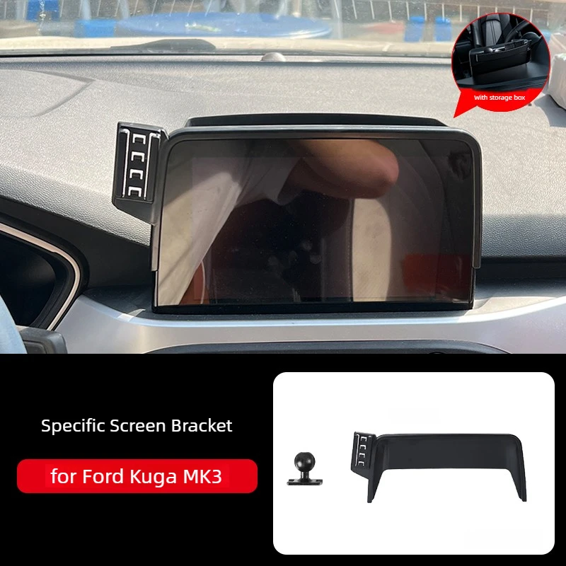 포드 쿠가 MK3 3d 20192022 ST-라인(8인치)용 특별 제품 자동차 휴대폰 홀더 GPS 브래킷 내비게이션 스탠드 자동차 액세서리