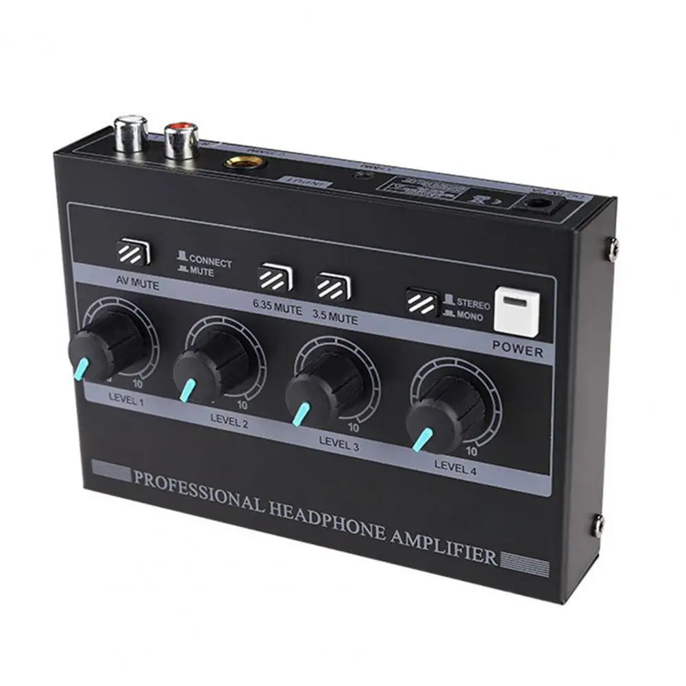 Headset-Amplifier Widely Compatible Headset Power-Amplifier 8-Channel Stereo Headset Monitor-Amplifier