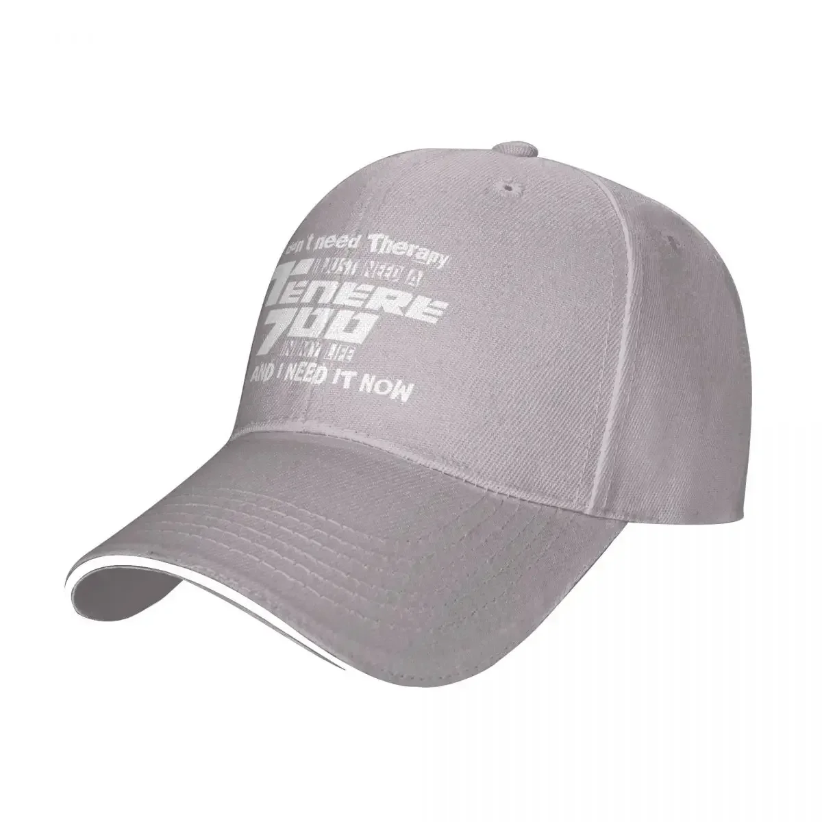 Tenere 700 Therapy Baseball Caps Vintage Motorcycle Moto Sandwich Hat for Men Women Breathable Sun Cap Sport