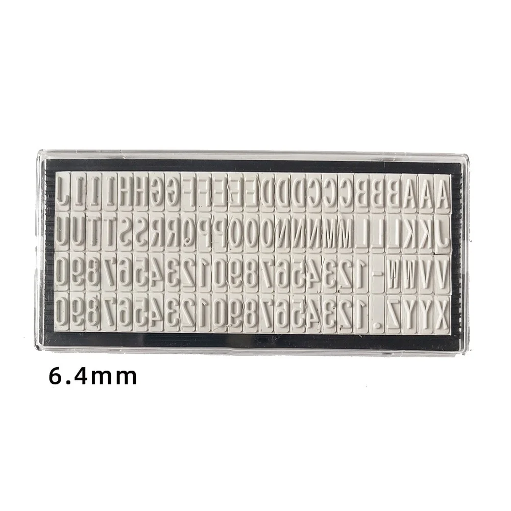 1 Stück 3 mm 4 mm 6 4 mm individuelle Stempelbuchstaben Platte personalisierte Name Adresse Gummi DIY Scrapbook Zubehör für digitalen Buchstabenstempel – Detail 3