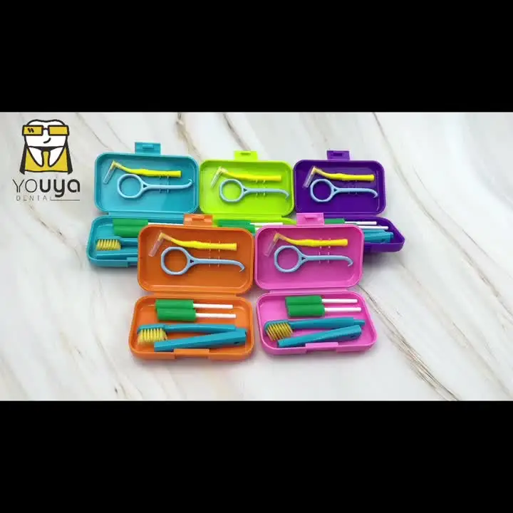 10x Zahnkieferorthopädische Bürsten & Krawatten – Interdental-Pflegeset Für Zahnspangen & Zahnseide