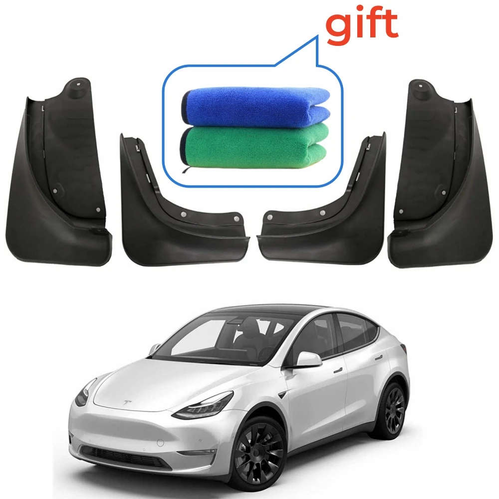 4pcs Model Y Mud Flaps 2019-2023 Splash Guards Winter Vehicle Sediment  Protection No Need to Drill Holes - AliExpress