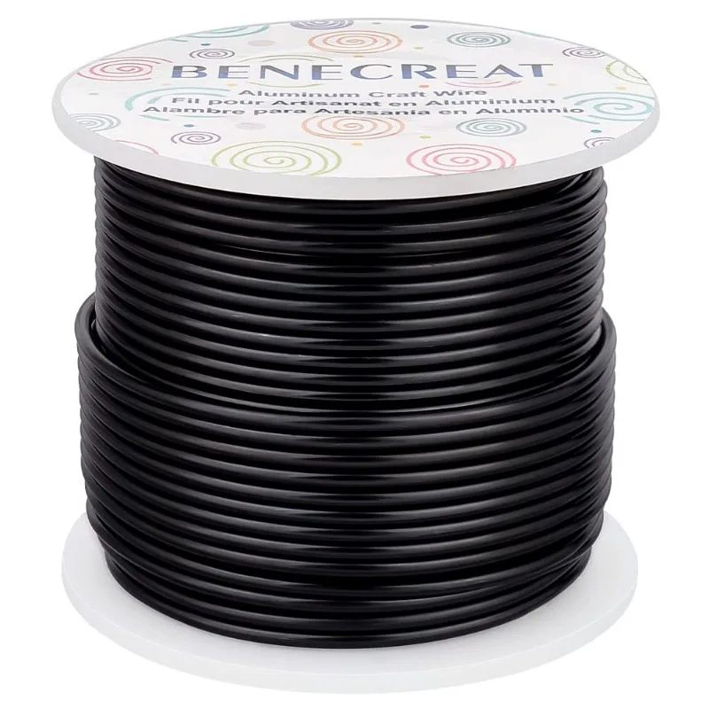 12 Gauge 100FT Silver Aluminum Wire Anodized Jewelry Craft Wire Beading Floral Making Bendable Metal