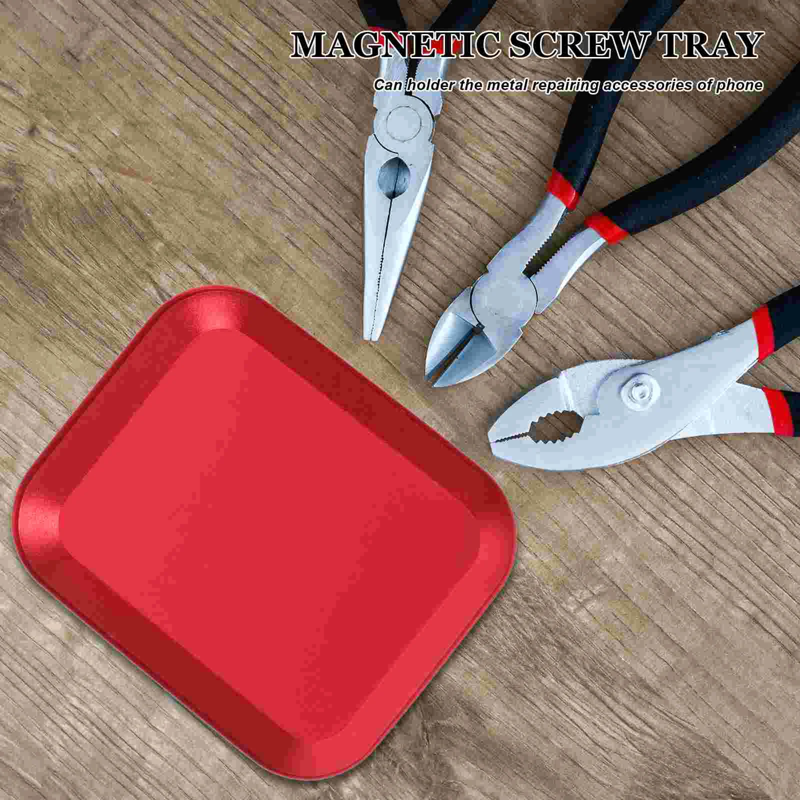 Remote Control Outlet Screw Organizer Tray Magnetic Parts Bolt Toolbox Work Holder 4
