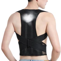 Medical Alloy Bar Posture Corrector Neoprene Back Corset Brace Straightener Shoulder Back Pain Belt Spine Support Belt Men Women 2