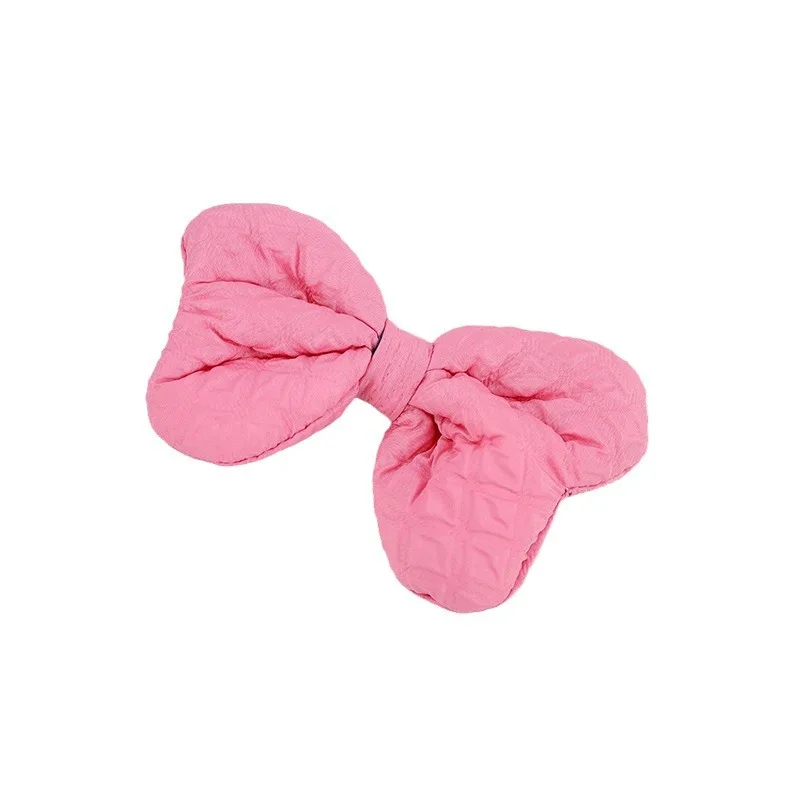 5PCS Children Hair Accessories Candy Colour Macaron Dark Ribbon Ruffles Headdress