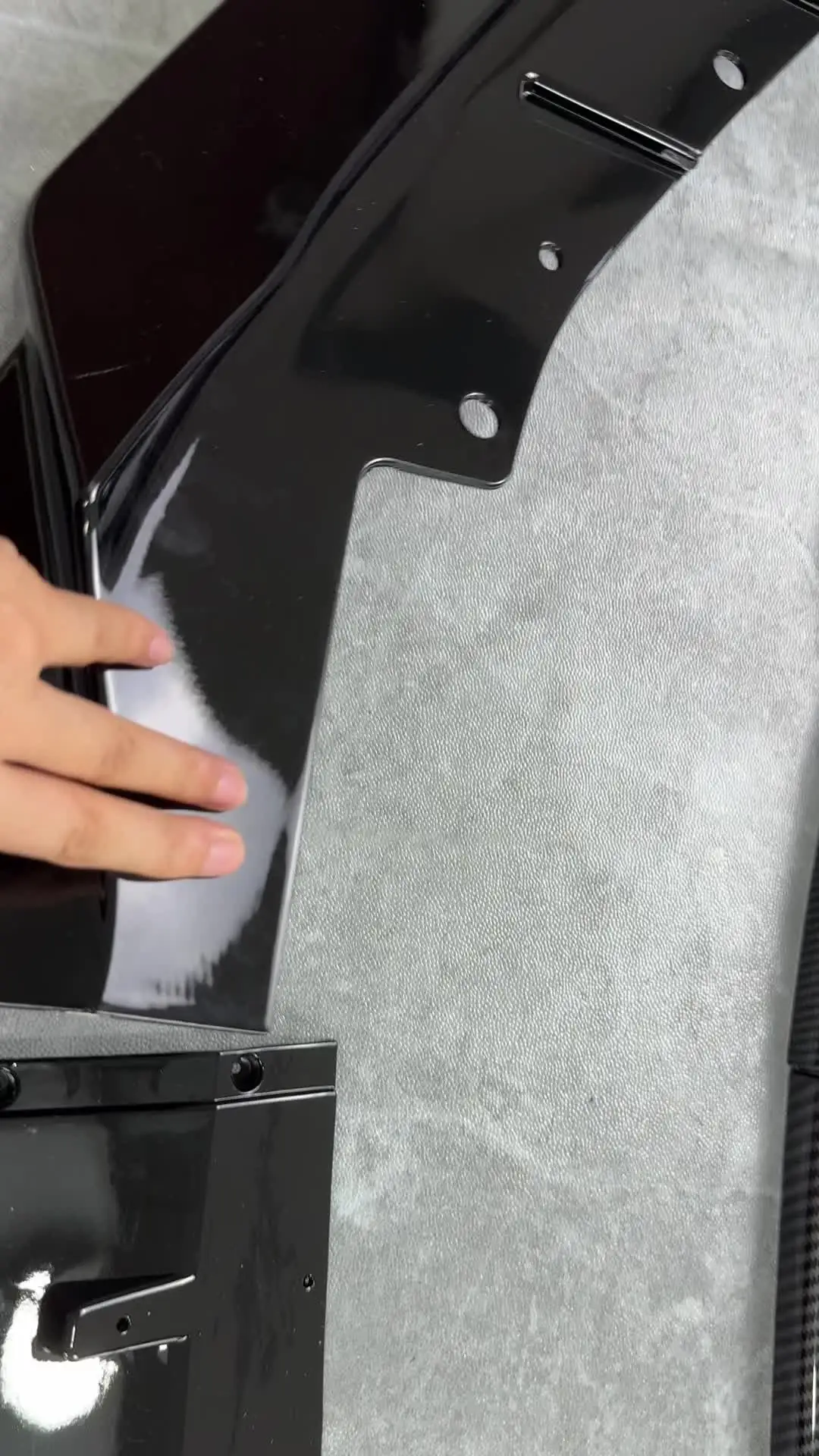 Для BMW 5 серии G30 525i 530i 2017-2020 автомобильный передний бампер спойлер лезвие для губ