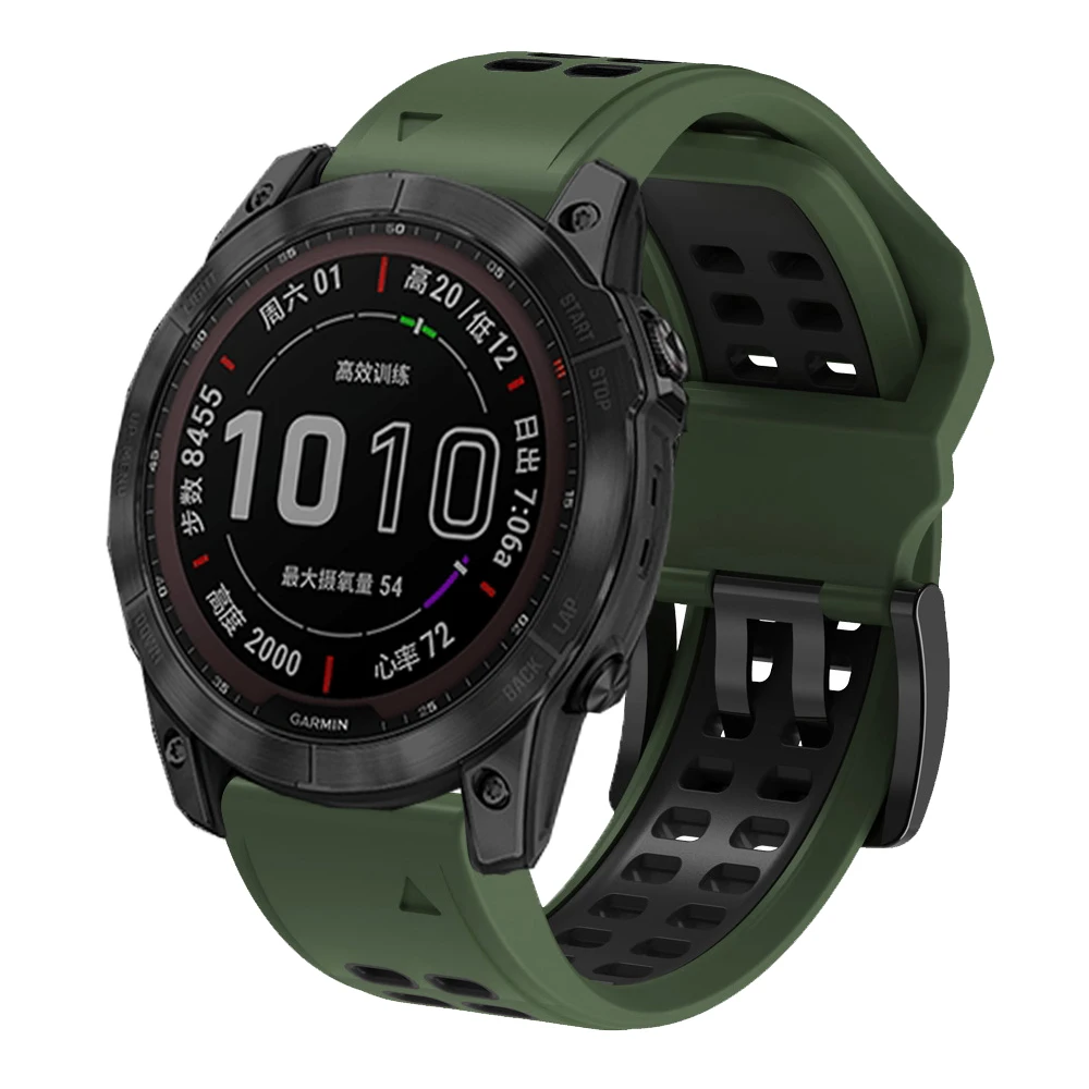 Premium Silicone Smart Watch Replacement Band - Versatile and Durable Design