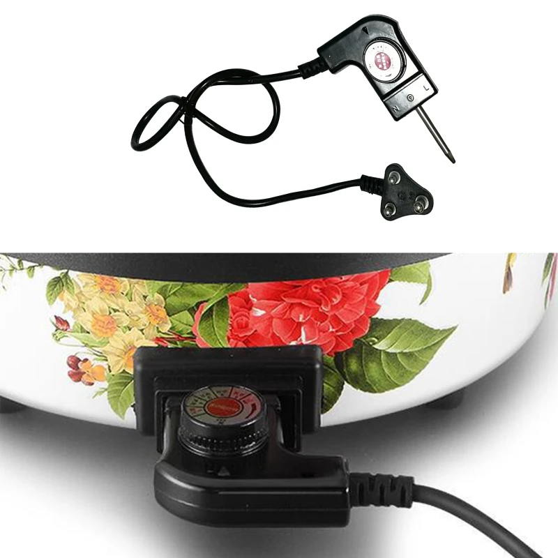 Universal Electric Griddle Power Cord with Strong Connection - Kitchen Appliance Replacement Cable with Global Plug Options