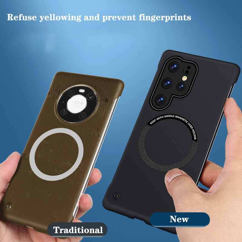 Ultra-Thin Hard Plastic Magnetic Wireless Charging Case