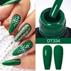 MEET ACROSS 7ml Christmas Color Serises Gel Nail Polish Red Green Semi Permanent UV Gel Varnish For Manicure Glitter Nail Art 1