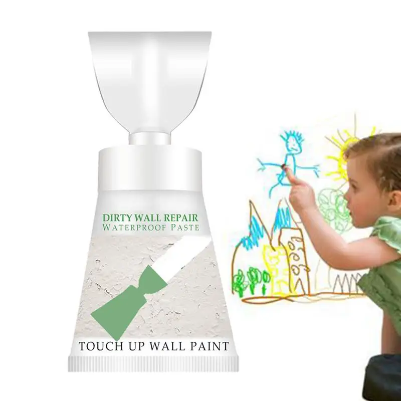 

Wall Repair Paste 200g Dirty Wall Quick Repair Waterproof Patch Cracked Wall Graffiti Covering Paint For Bedroom Study Room