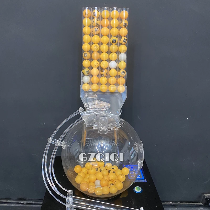 Black air blown lottery machine for lotto games P400