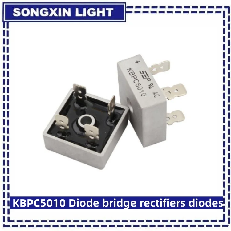 Diode bridge rectifier KBPC5010 Diode 50A 1000V Power rectifier 2PCS/Lot