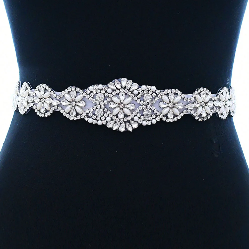 

New Women's Belt Fashion Elegant Dress Dress Crystal Chain Belt Waist Seal Wedding Pasek Damski