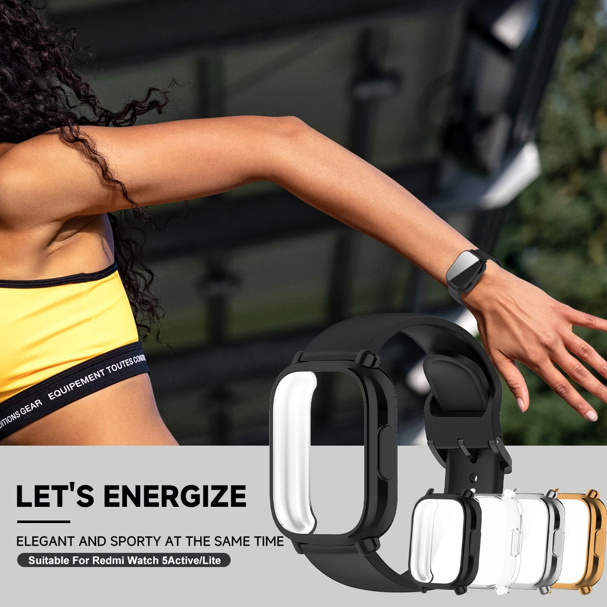 Premium Screen Protector & Breathable Silicone Strap