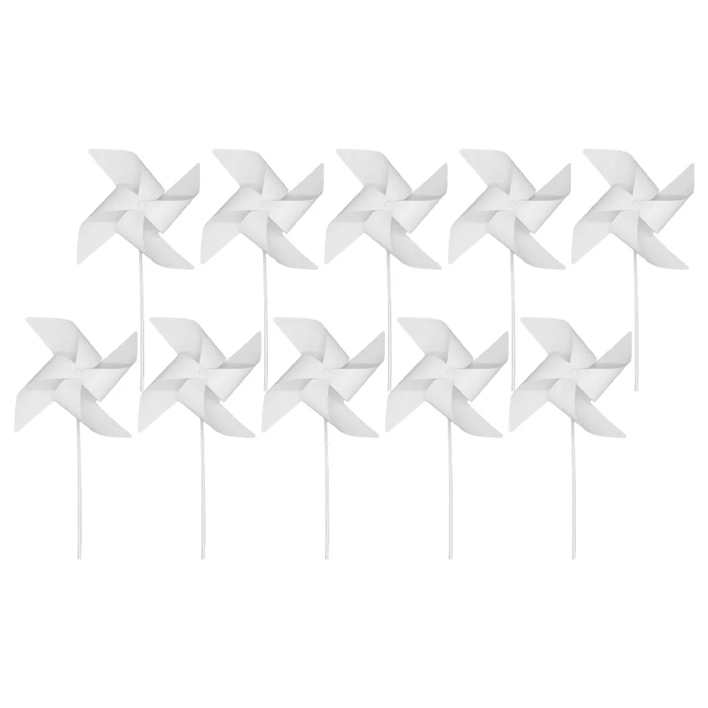 

Детская бумажная ветряная мельница Pinwheels, ручная работа, белая граффити, игрушка оптом, ветряные мельницы для сада
