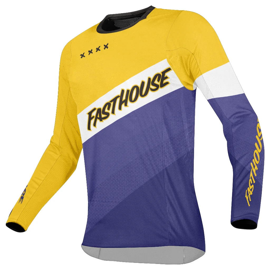thumbnail image 1 of 2023 Ropa de motocross de manga larga transpirable para carreras todoterreno DH bicicleta locomotora camiseta de ciclismo para hombres, 1 of 5