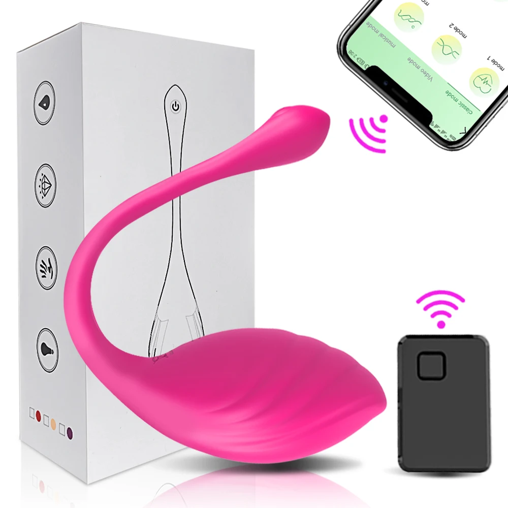 FernbedienungVibrator für Frauen Klitoris Stimulator APP Steuerung Vibrierende G-Punkt Liebe Ei Vaginal Massagegerät Sex Spielzeug für Erwachsene