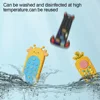 Baby Silicone Teether Toys Remote Control Shape Teether Rodent Gum Pain Relief Teething Toy Kids Sensory Educational Healthcare 5