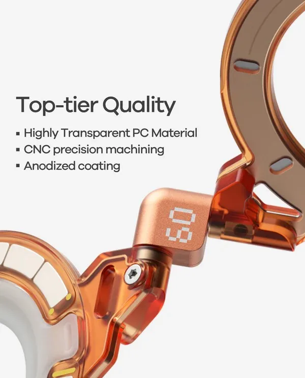AULUMU G09 고스트 투명 무한대 360 ° 자석식 스탠드 폰 홀더 G09T