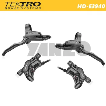 Tektro HD-E3940 Controllo alimentazione bici elettrica 4 pistoni Freno idraulico elettrico Set 2 pin-OE Nessuna scatola al dettaglio Sinistra anteriore destra posteriore