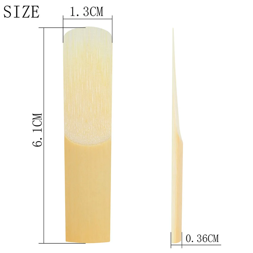 

10 Pcs Bb Soprano Saxophone Reeds Strength 2.5 Sax Woodwind Instrument Parts Axophone Reed Woodwind Instrument Parts