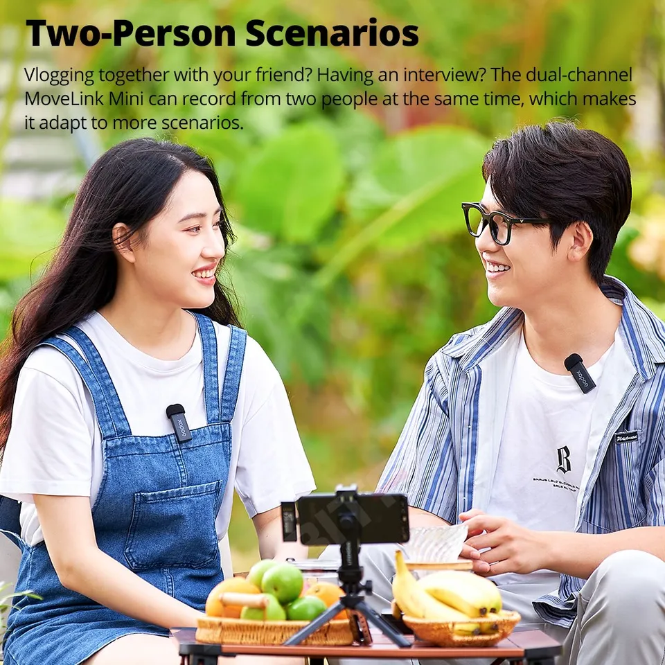 Godox MoveLink 미니 LT UC 무선 마이크, 2.4GHz 송신기 리시버 라발리에 마이크, 아이폰 C 타입 스마트폰 DSLR  카메라용 - AliExpress