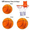 Silent Basketball Diameter 18/21/24 CM Indoor Mute Bouncing Basketball High Density Soft PU Foam Squeezable Ball Quiet No Noise 1