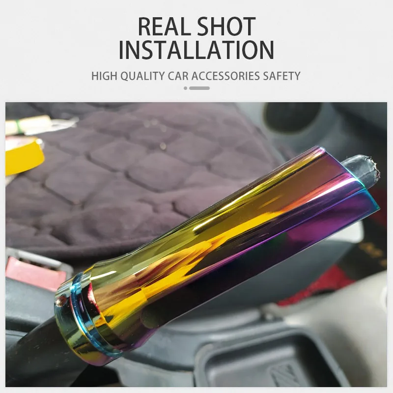 Car Handbrake Universal Aluminum Alloy Hand Brake Handle Anti-slip Performance Modified Auto Accessories racing handbrake
