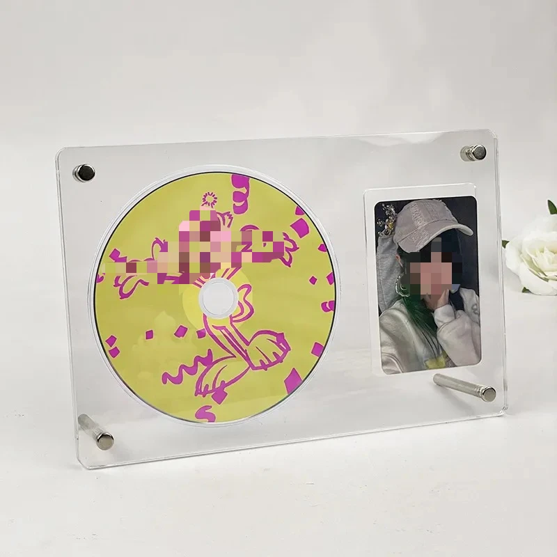 Cd Picture Frame Acrylic Photo Frame Kpop Photocard Holder Interior Frame Idol Card Display Stand Kpop Room Decor 인테리어액자