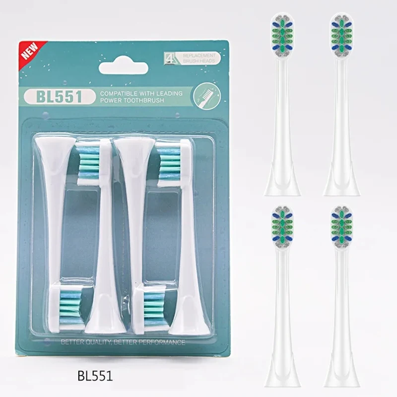 4/8/12/16/20PCS Electric Toothbrush Replacement Heads Dupont Bristles Nozzles Tooth Brush Head For Philips HX3/6/9 Series bl551 4 pcs pack electric toothbrush replacement heads dupont bristles nozzles tooth brush head for philips hx3 6 9 series