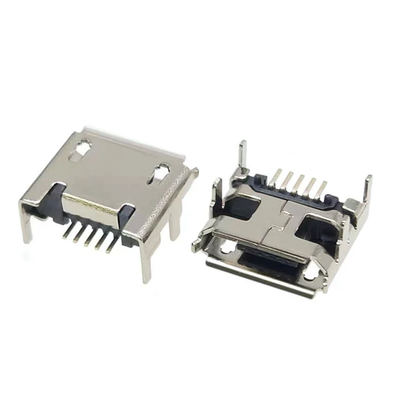 50Pcs USB 2.0 Type A Female 4 Pin SMT SMD PCB Socket Connector 4 Legs